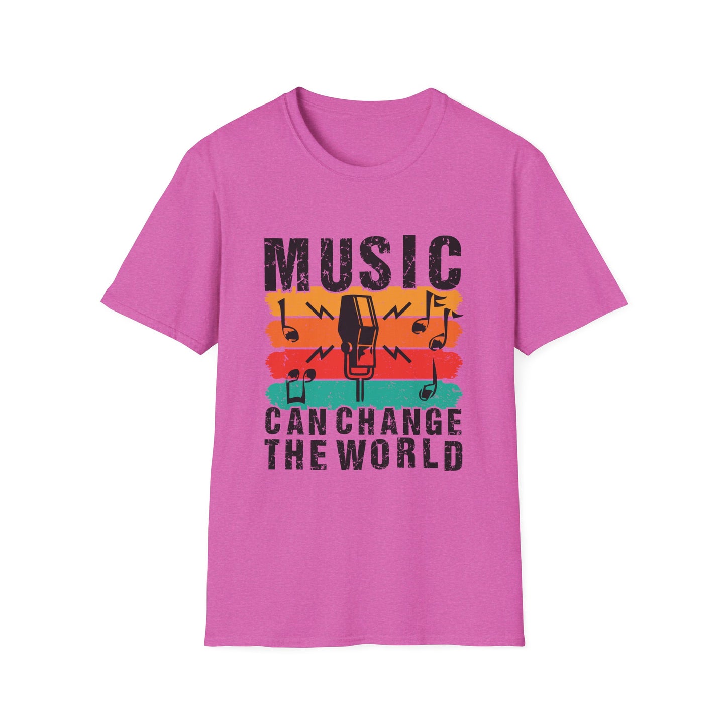 Music Can Change The World Unisex Softstyle T-Shirt