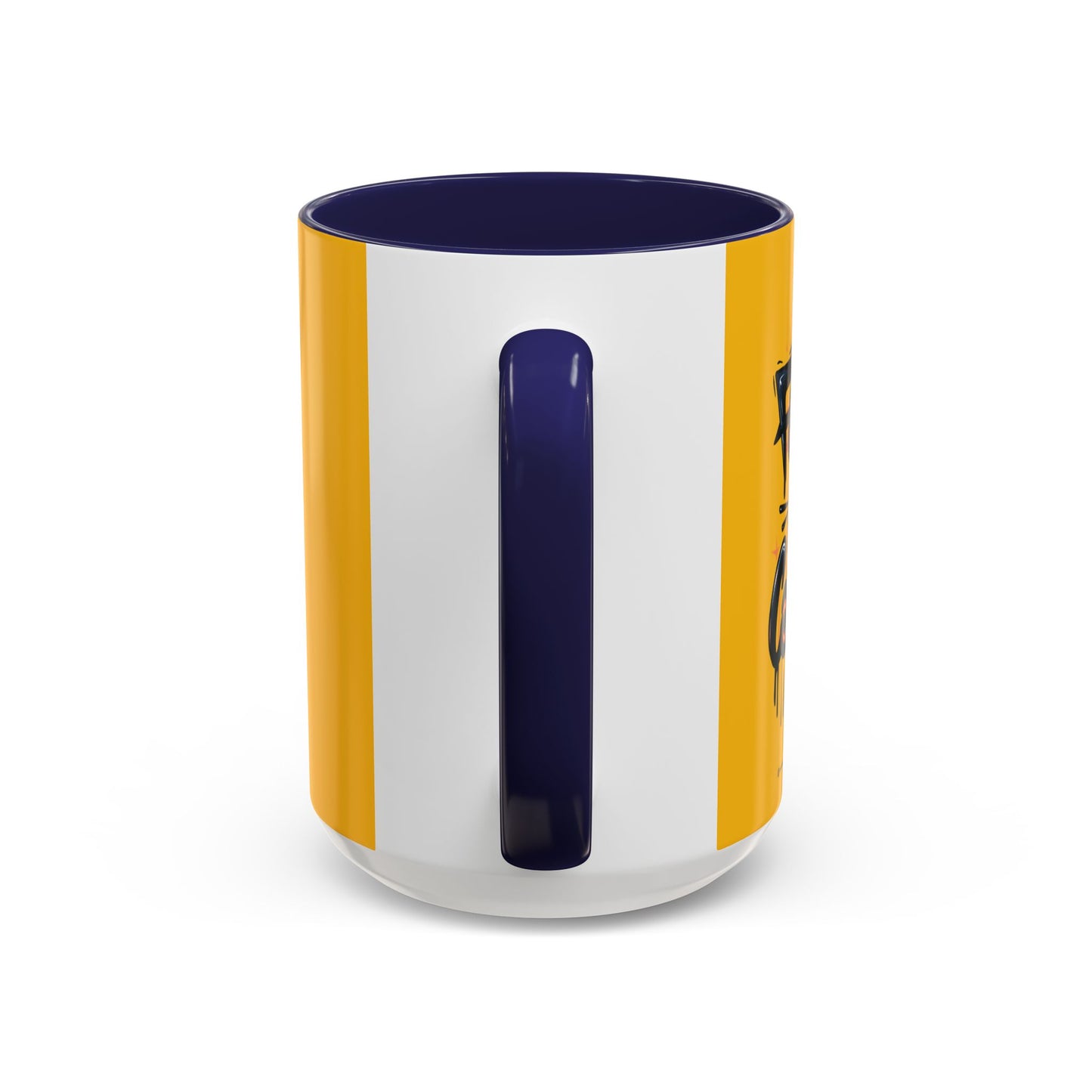 Focus And Conquer Accent Coffee Mug (11, 15oz)