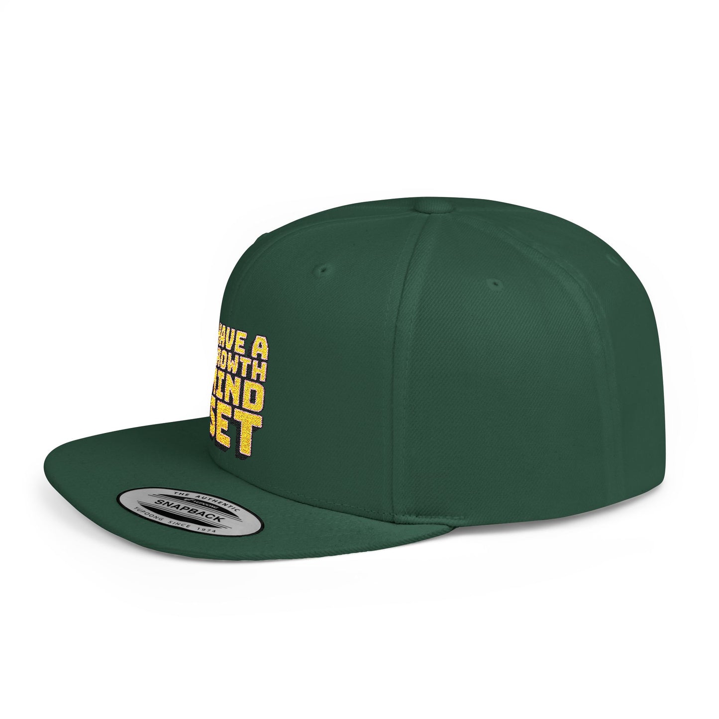 Have A Growth Mind Set Flat Bill Snapback