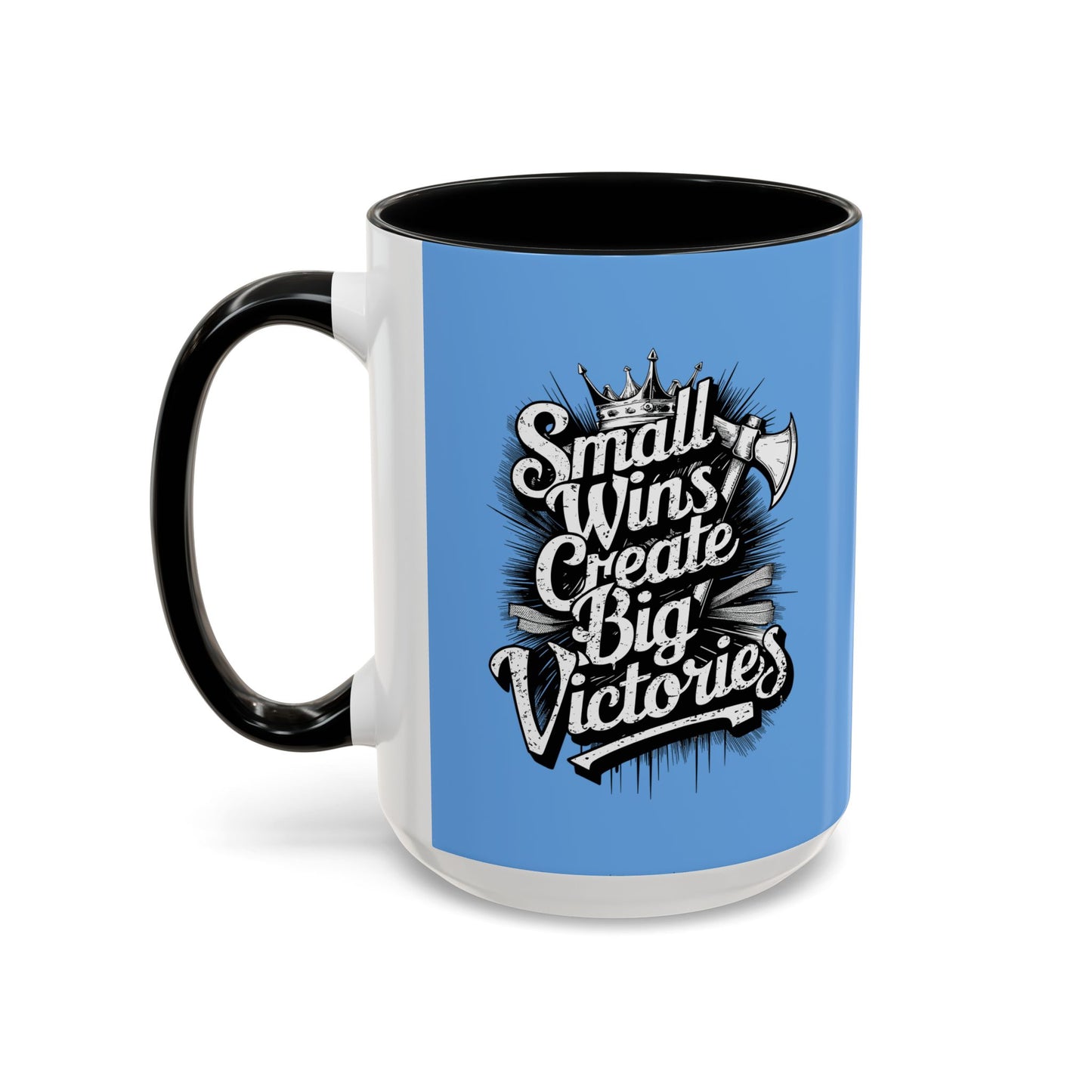 Small Wings Create Big Victories Accent Coffee Mug (11, 15oz)
