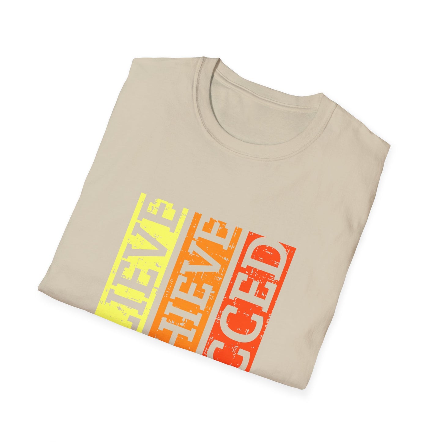 Belive Achieve Succed Unisex Softstyle T-Shirt