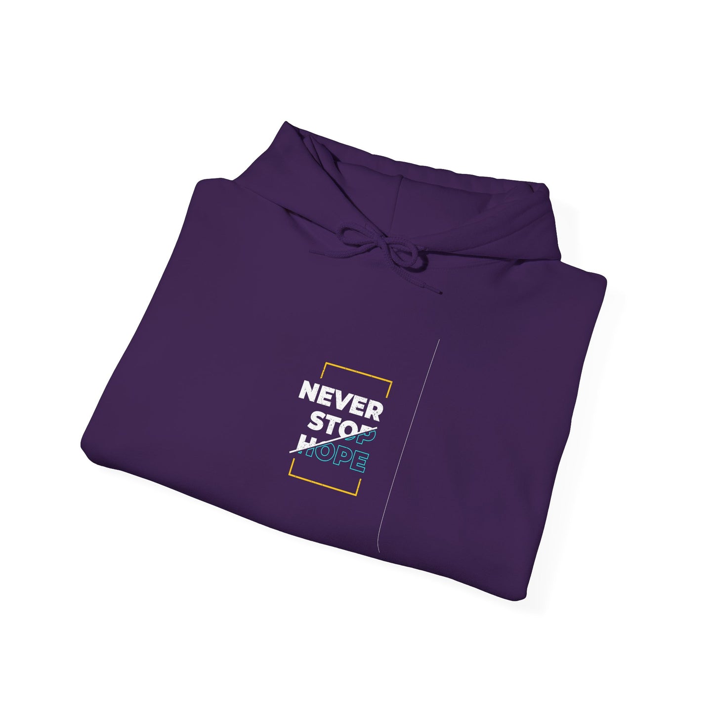 Never Stop Hope Unisex Heavy Blend™ Hooded Sweatshirt