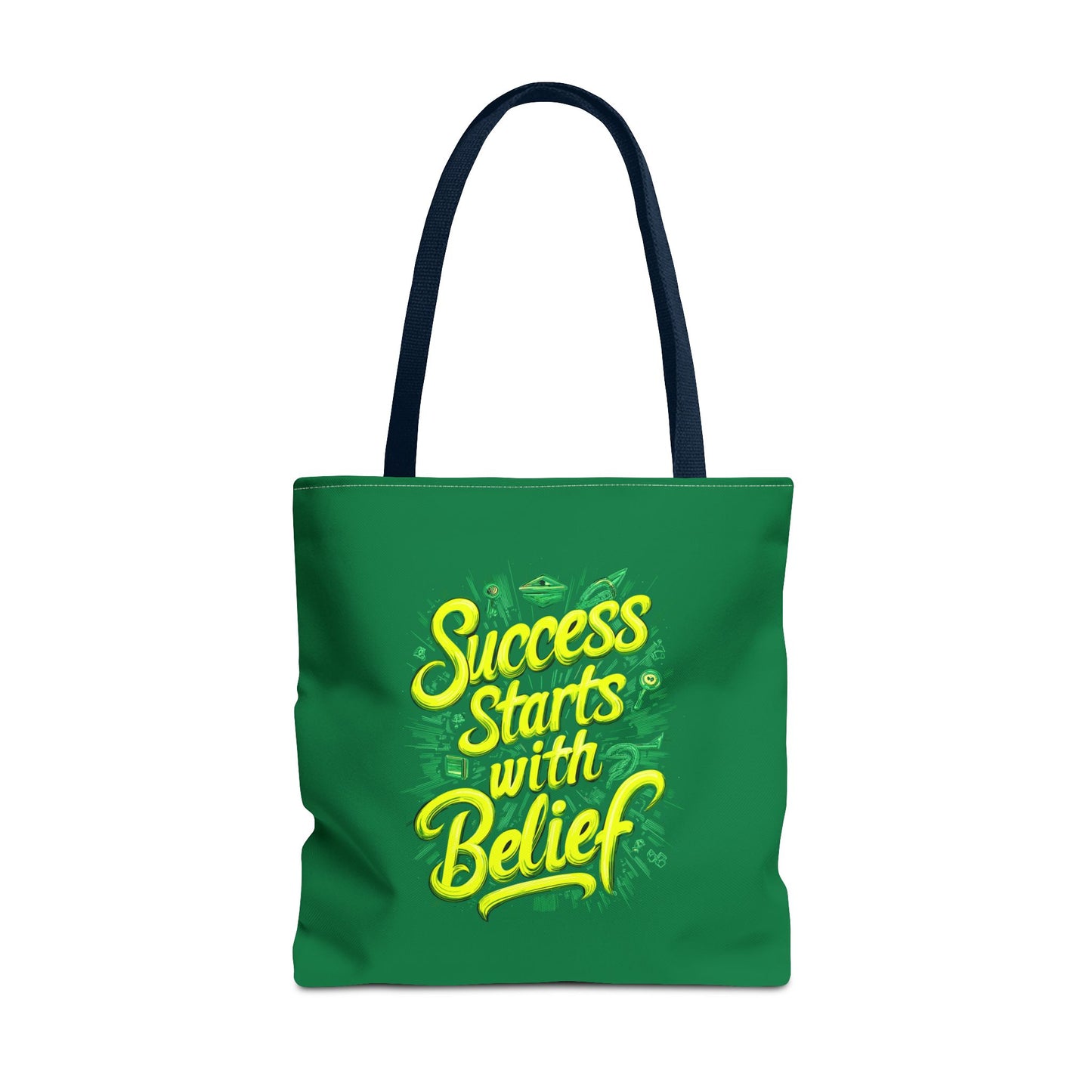 Success Starts With Belief Tote Bag (AOP)